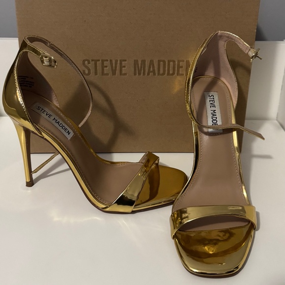 Gold Heels by Steven Madden - Picture 1 of 4